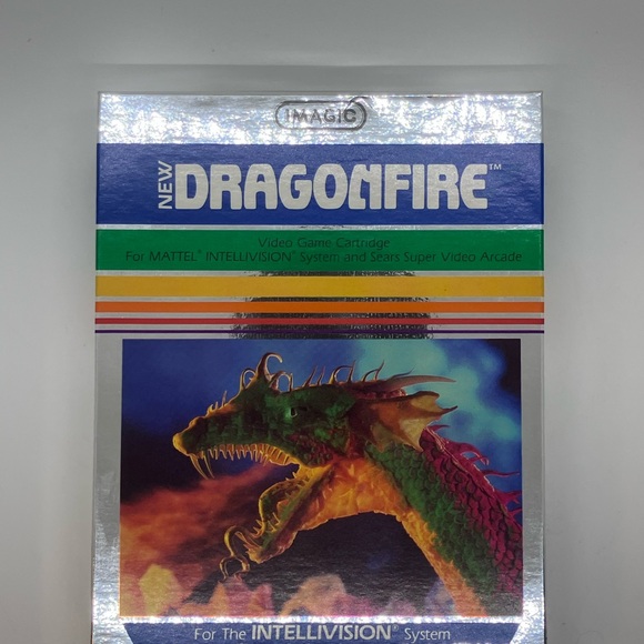 Mattel Other - Mattel Dragonfire Video Game Cartridge Imagic intellivision